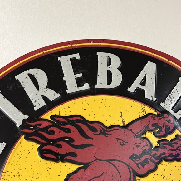 New Metal FireBall Sign - Picture 2 of 11